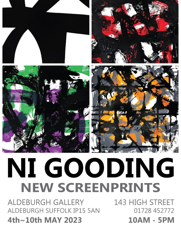 Ni Gooding's Solo Exhibition Poster May 2023