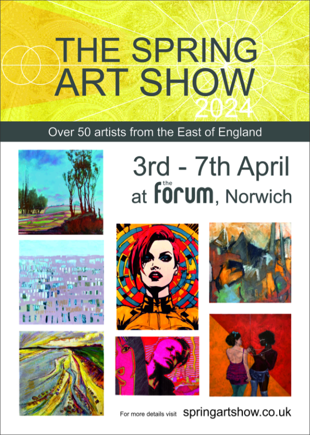 Spring Art Show promotional poster